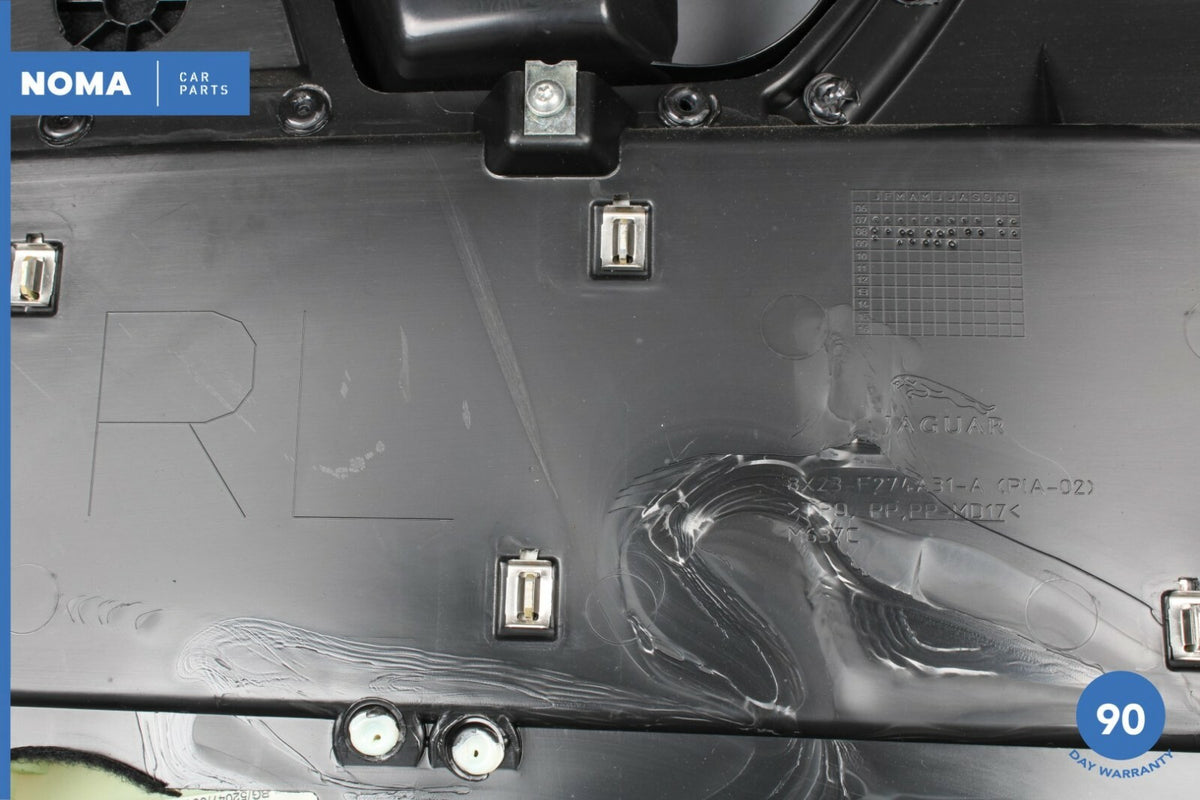 09-11 Jaguar X250 XF XFR Rear Left Driver Side Interior Door Panel Trim LEG OEM - photo 12