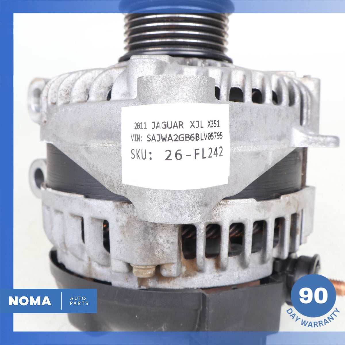 10-23 Jaguar X351 XJ F-Type XK XF Engine Generator Alternator 8W8310300AC OEM - photo 10