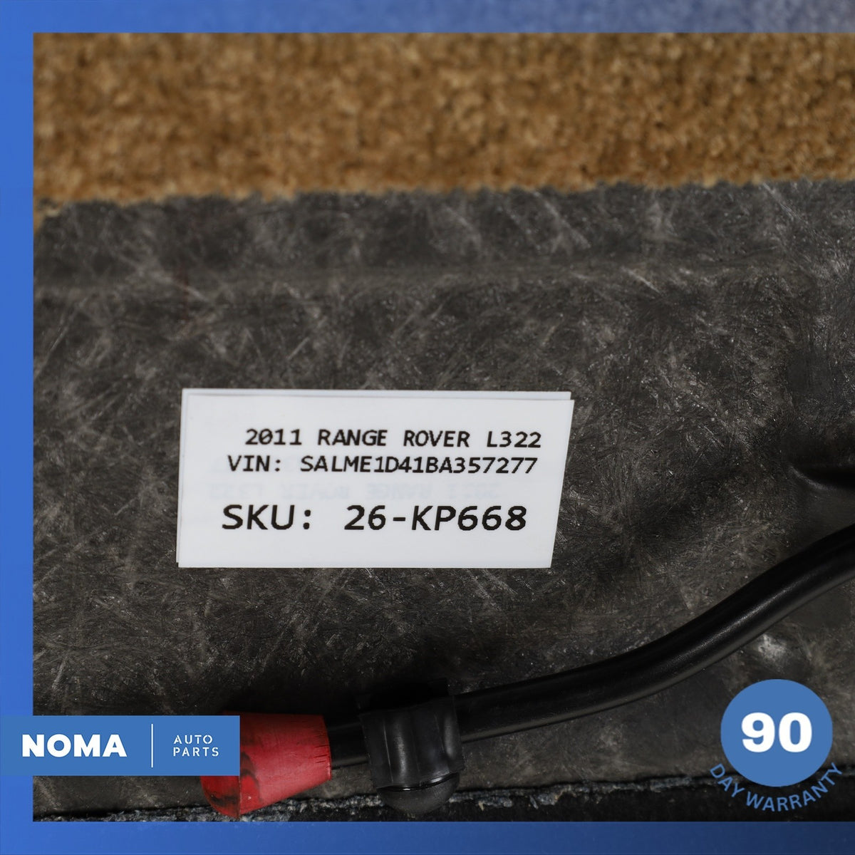 03-12 Land Rover Range Rover L322 Trunk Floor Carpet Load Board Panel Trim OEM - photo 17