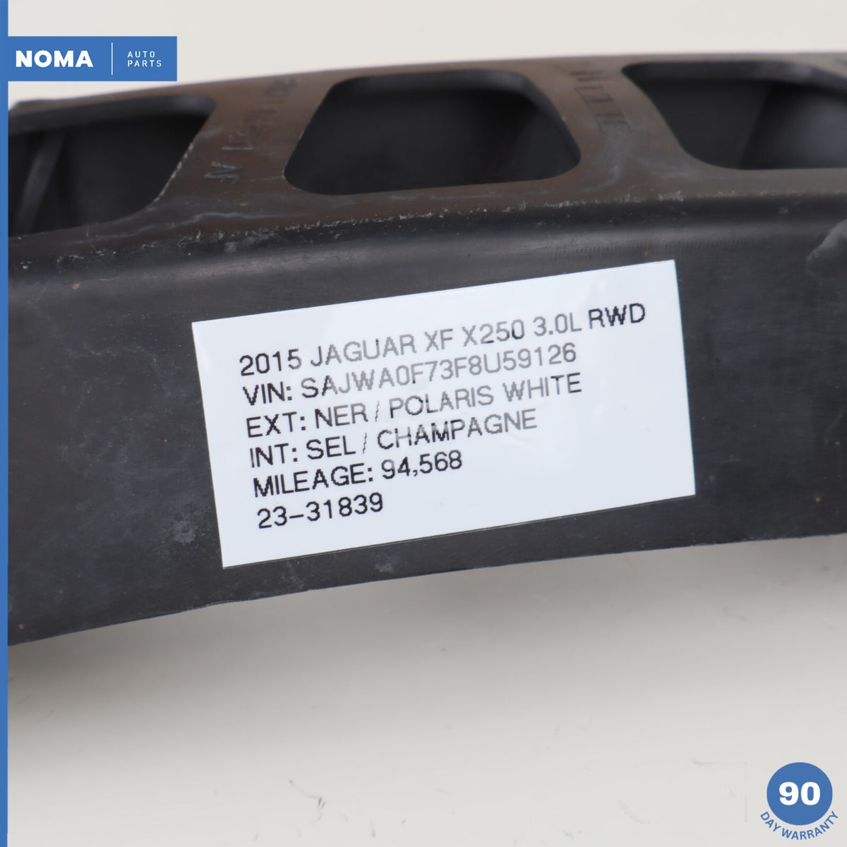 09-15 Jaguar XF X250 Rear Left Driver Side Bumper Mount Bracket 8X2317B931AF OEM - photo 13