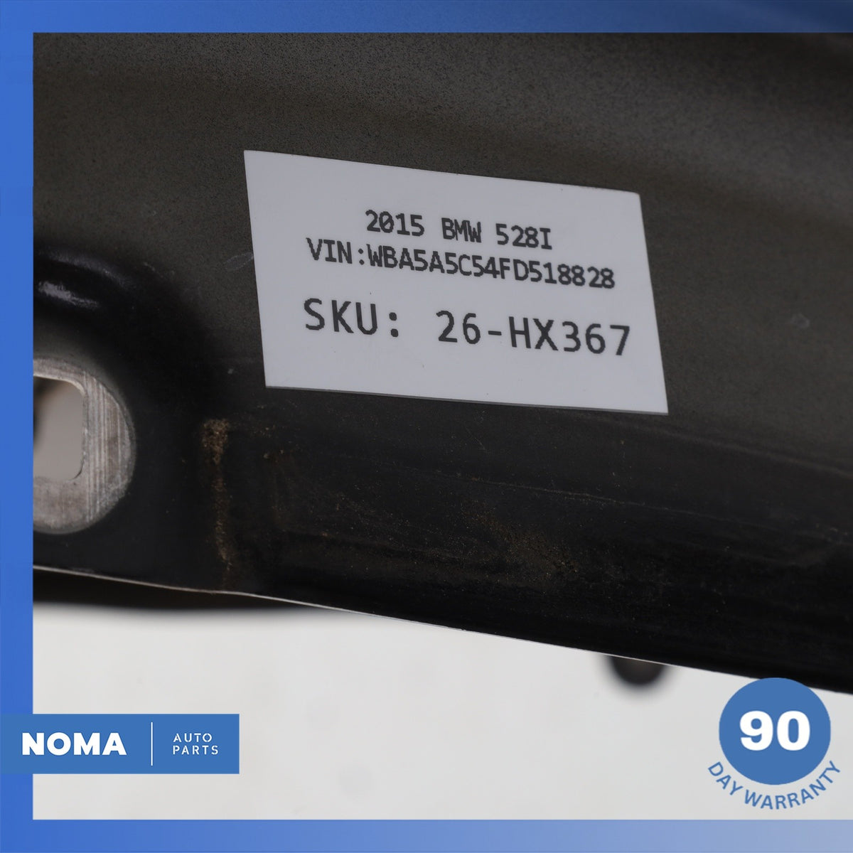 11-16 BMW F10 528i 535i Fender Front Right Passenger Side Black 41355A03262 OEM - photo 13