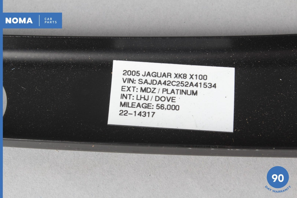 98-06 Jaguar XK8 XKR X100 Convertible Latch Header Finisher Panel HJA7727BG OEM - photo 9