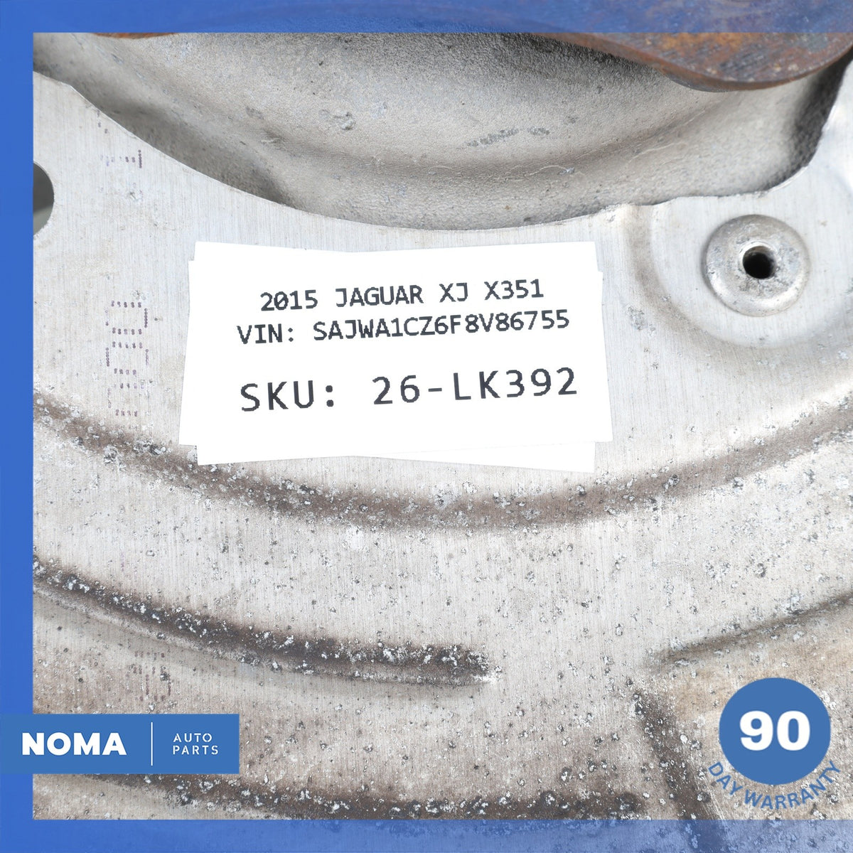 09-19 Jaguar X351 XJ XF XK Rear Right Spindle Knuckle Hub w/Shield OEM - photo 18
