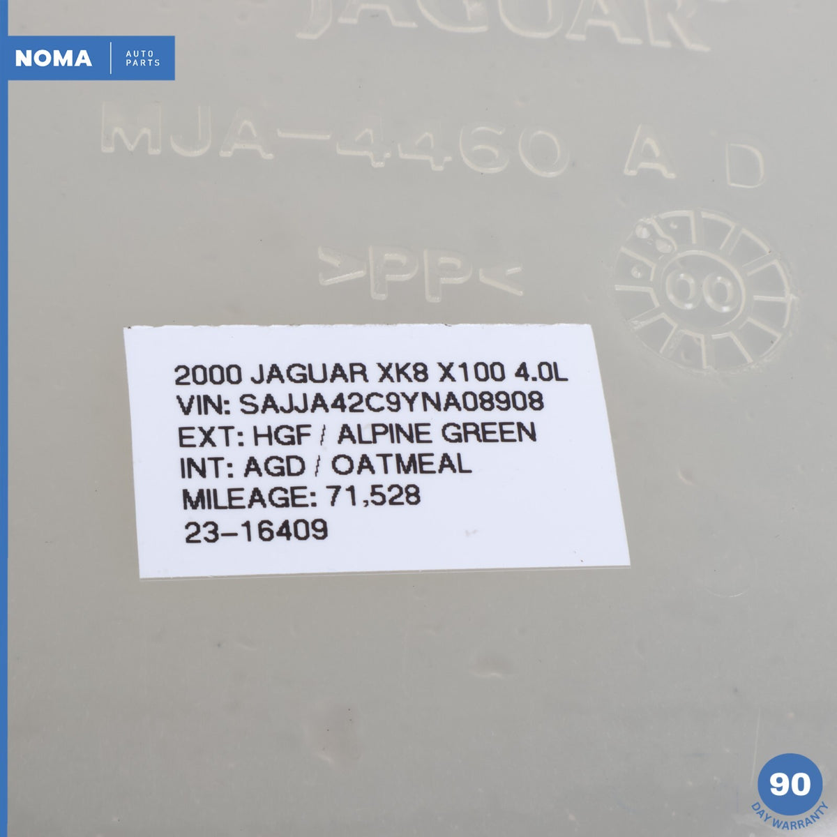 00-06 Jaguar XK8 XKR X100 Engine Coolant Overflow Recovery Bottle MJA4460AD OEM - photo 15