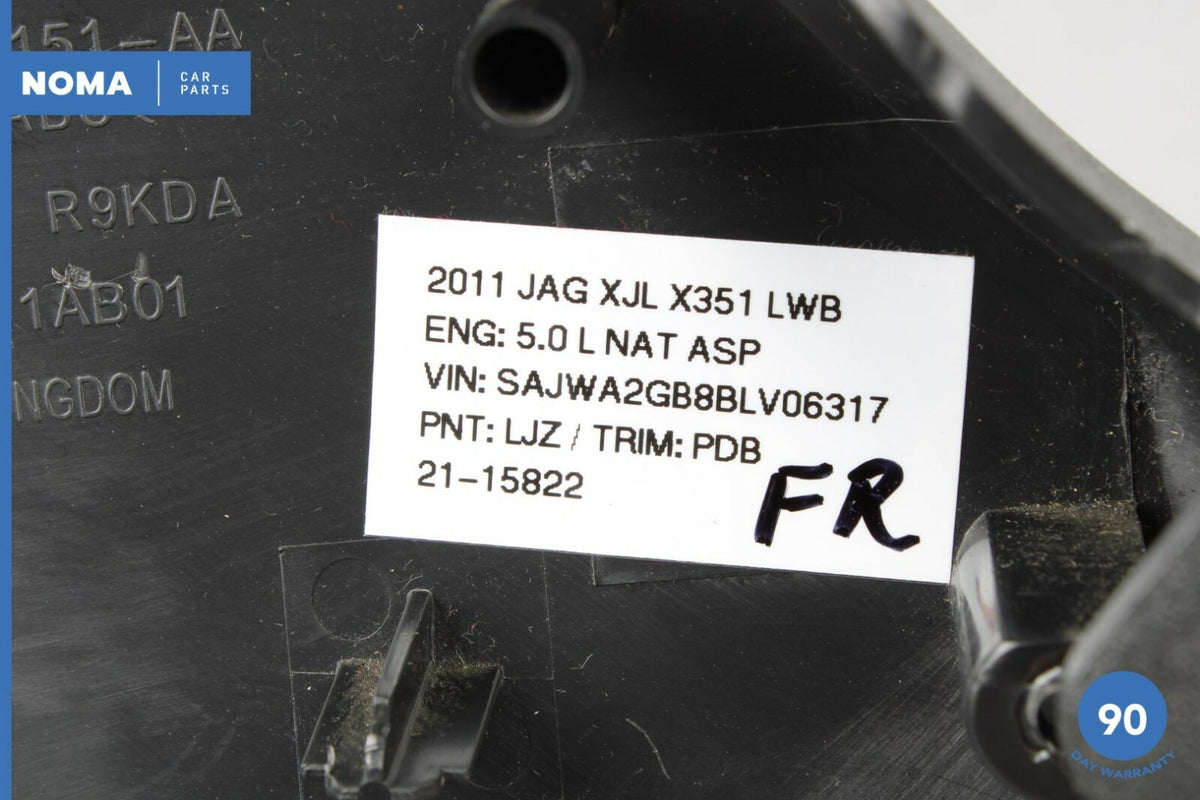 10-18 Jaguar XJ XJL X351 Front Right Passsenger Seat Shield Cover Trim PDB OEM - photo 7