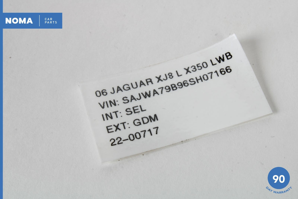04-09 Jaguar XJ8 XJR VandenPlas X350 Front Right Side Windscreen Shield Trim OEM - photo 8