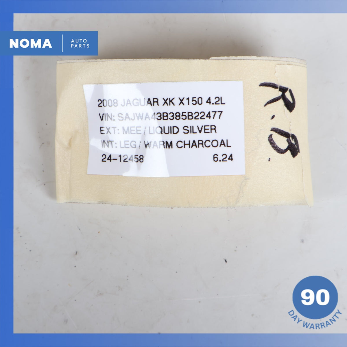 07-15 Jaguar X150 XK XKR Right Passenger Side Body Weather Strip Seal OEM - photo 23