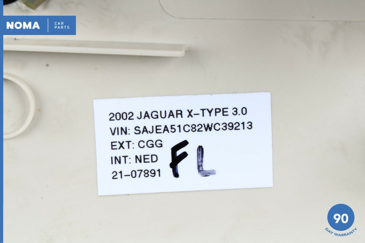 02-04 Jaguar X-Type X400 Front Left Side Seat Switch Trim Panel Outer NED OEM - photo 8