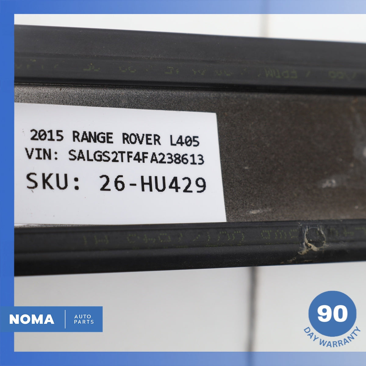 13-22 Range Rover L405 SWB Right Roof Drip Rail Door Upper Molding Trim OEM - photo 14