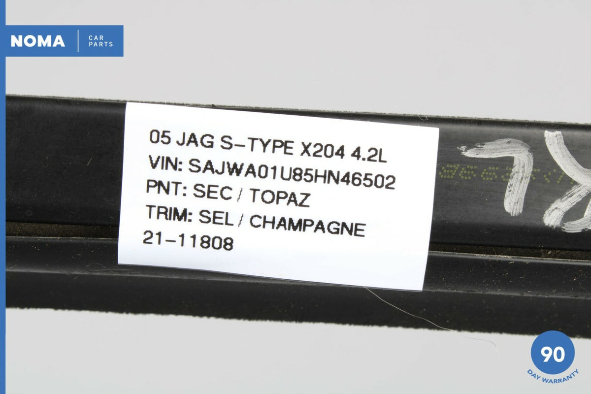00-08 Jaguar S-Type X204 Rear Left Driver Door Window Inner Molding Seal OEM - photo 12