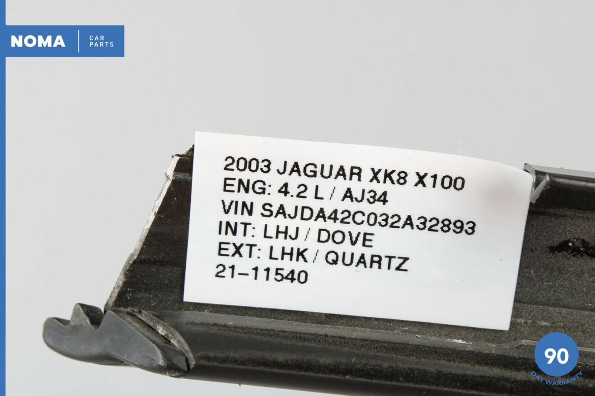97-06 Jaguar XK8 X100 Front Left Side A Pillar Exterior Windshield Molding OEM - photo 12
