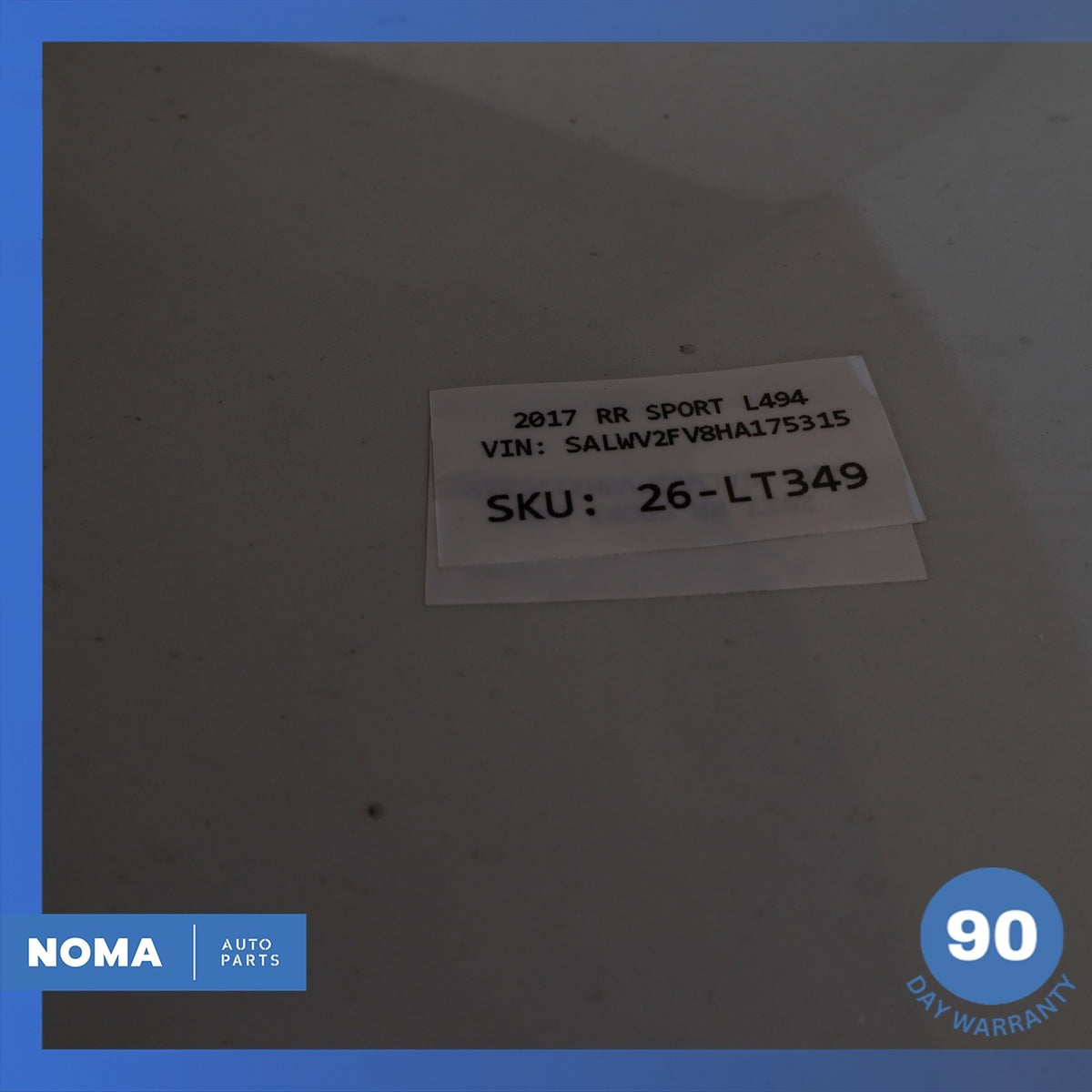 14-17 LR Range Rover Sport L494 Front Bumper Cover Panel Assembly White OEM - photo 22