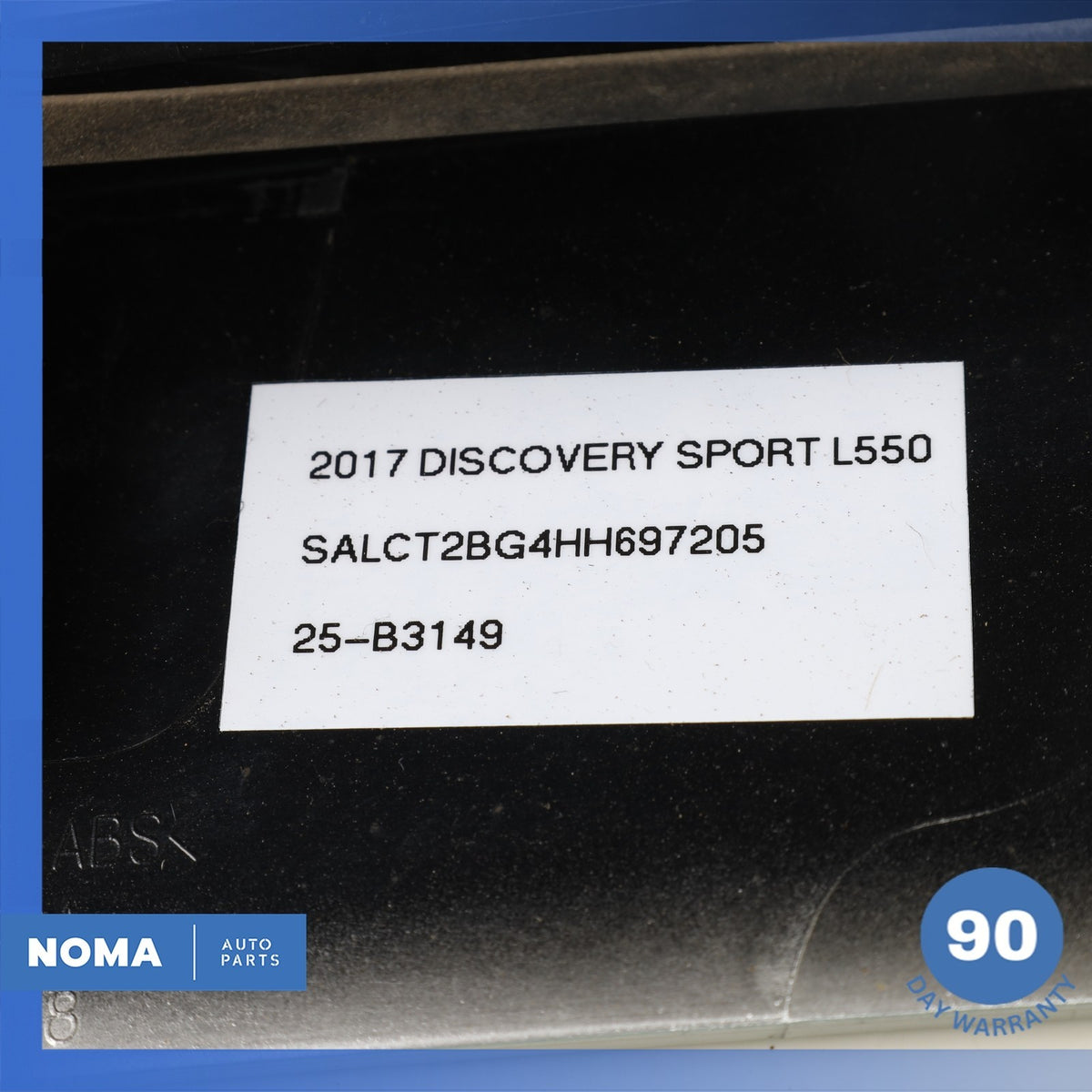 15-19 LR Discovery Sport L550 Rear Trunk Bezel License Plate Light Lamp Trim OEM - photo 14