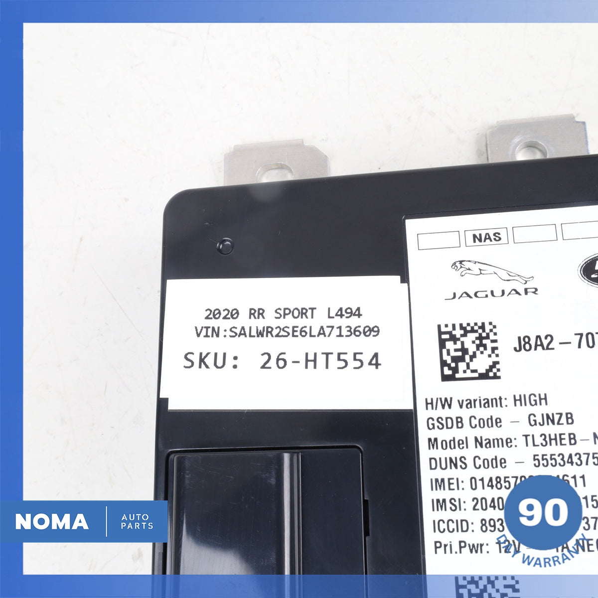 18-23 LR Range Rover Sport L494 XE Telematics Communication Module OEM 52k - photo 9