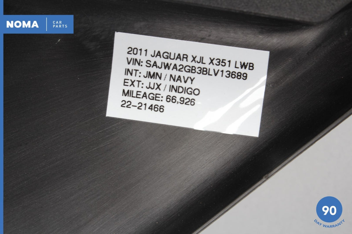 10-18 Jaguar XJL X351 LWB Rear Left Side Upper Inner Door Molding Trim Set OEM - photo 12