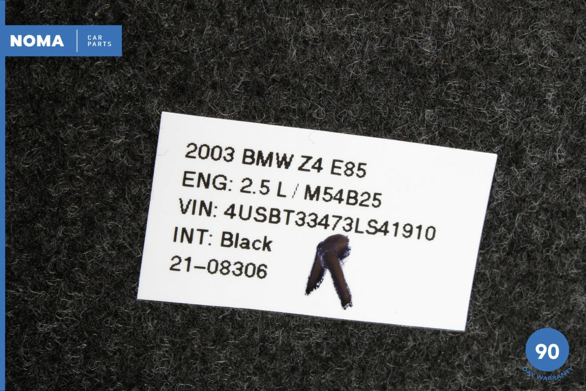 03-08 BMW Z4 E85 Rear Right Trunk Luggage Trim Liner Cover Panel 7016684 OEM - photo 9