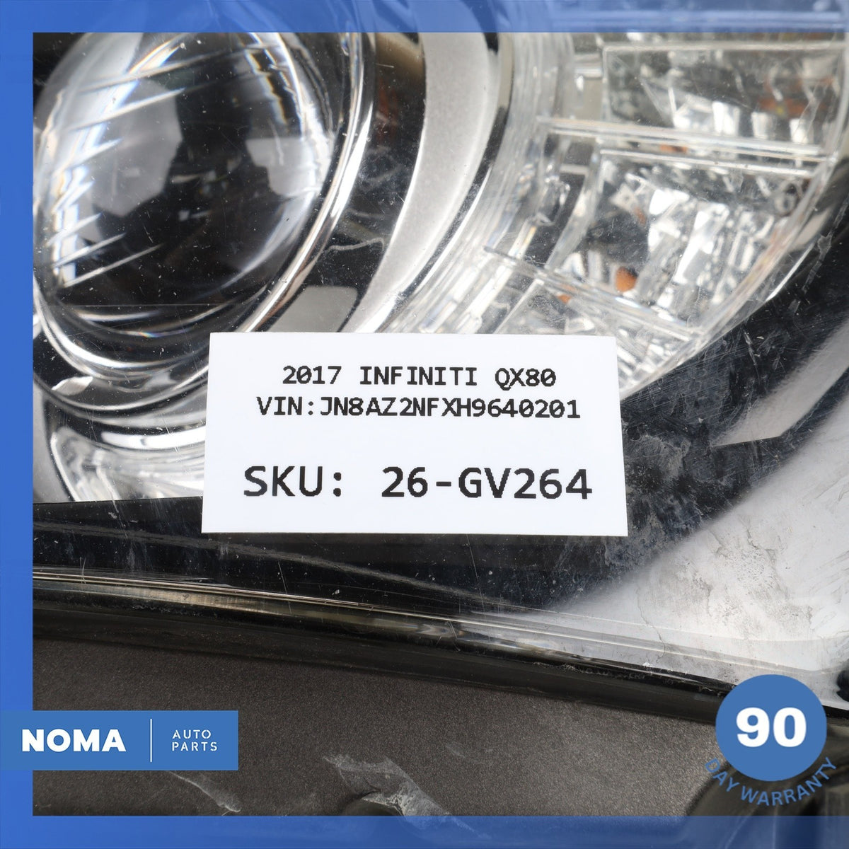 14-17 Infiniti Z62 QX80 Left Side Headlight LED Non-AFS 260605ZA1A OEM - photo 24
