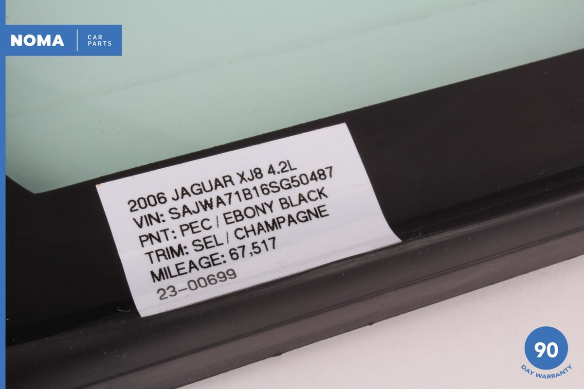 04-09 Jaguar XJ8 XJR VDP X350 X358 Rear Right Side Quarter Door Window Glass OEM - photo 17