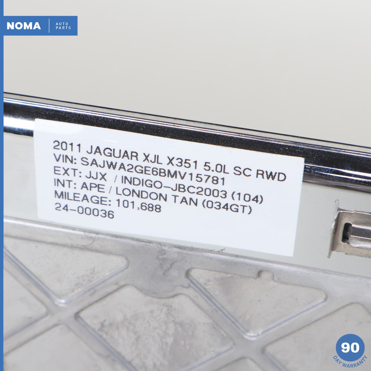 10-19 Jaguar XJL XJR LWB Rear Left Door Interior Molding Wood Bowers&Wilkins OEM - photo 12