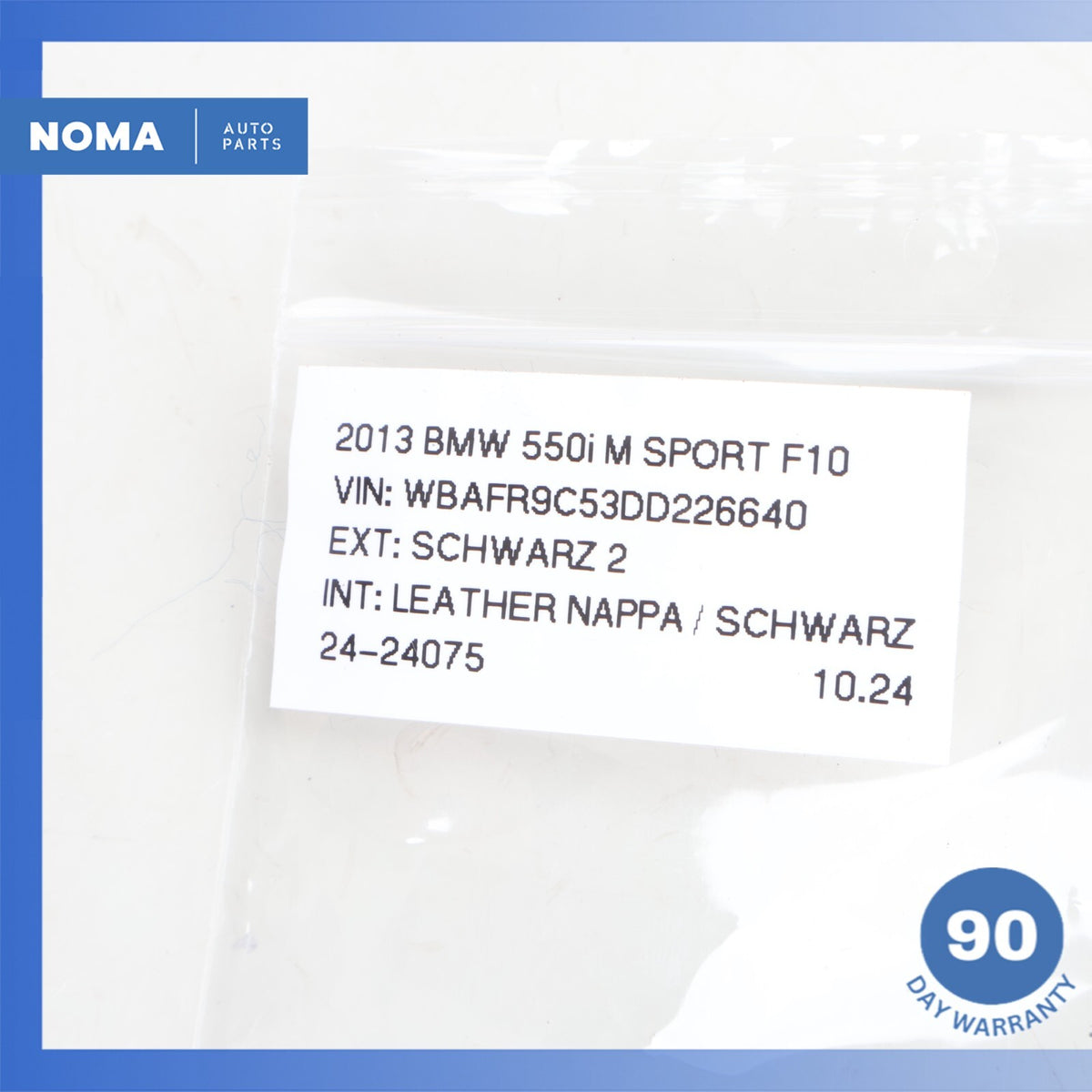 11-16 BMW F10 550i ActiveHybrid 5 Rear View Reverse Back Up Camera 9240351 OEM - photo 7