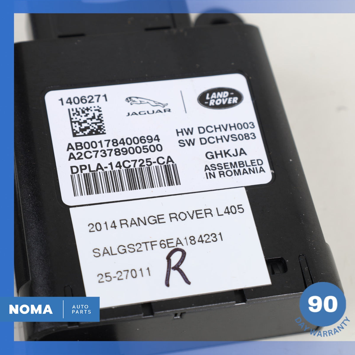 2014 LR Range Rover L405 Front Left or Right Side Heated Seat Control Module OEM - photo 5