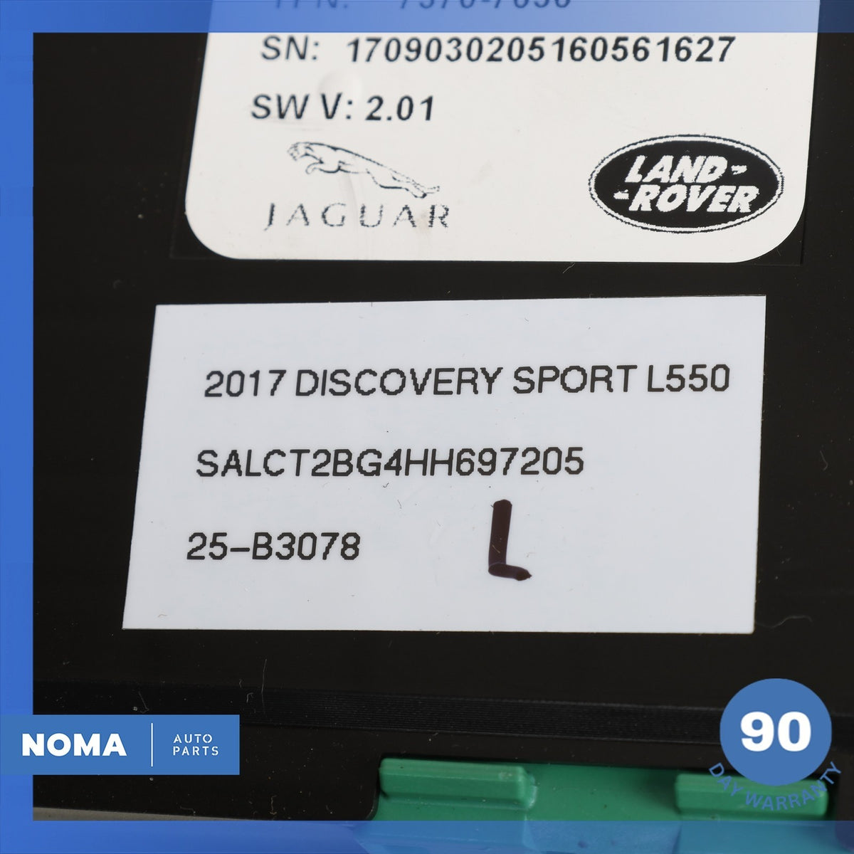 2017 LR Discovery Sport L550 Left or Right Seat Control Module GJ3214D600AE OEM - photo 12