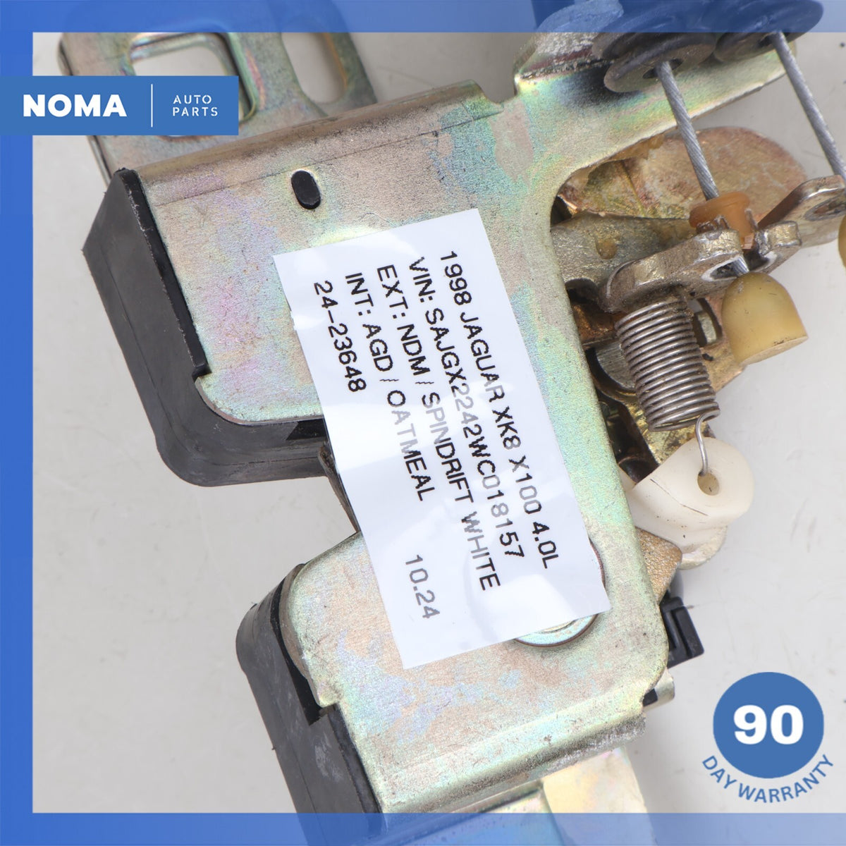 97-02 Jaguar X100 XK8 XKR Trunk Boot Latch Lock Mechanism w/ Cable GJE3500AA OEM - photo 13