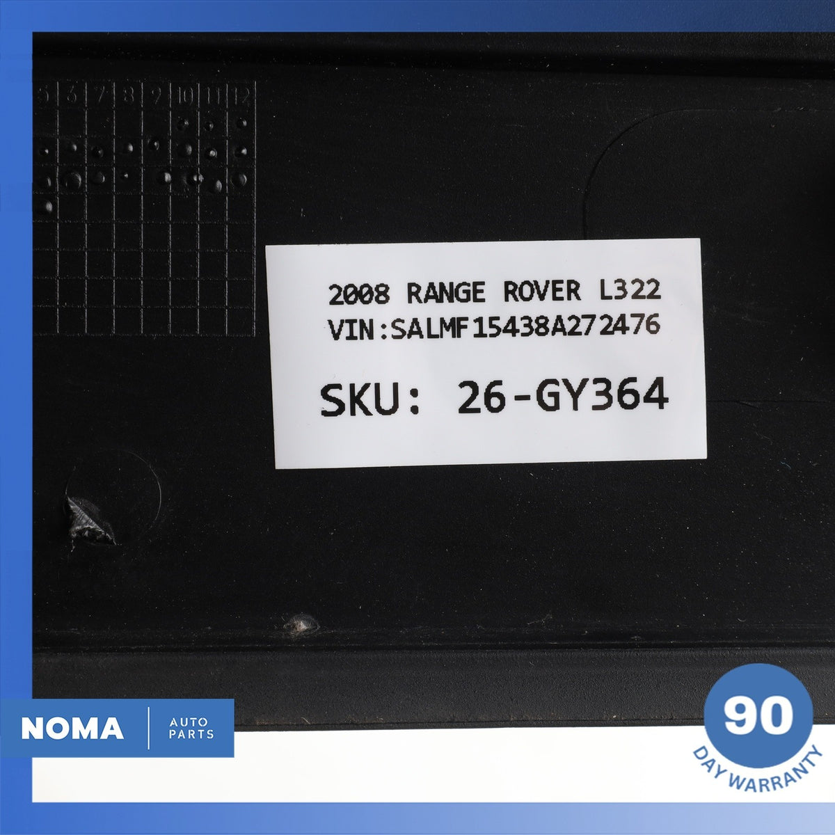 03-12 Land Rover Range Rover L322 Rear Left Side Exterior D-Pillar Molding OEM - photo 11