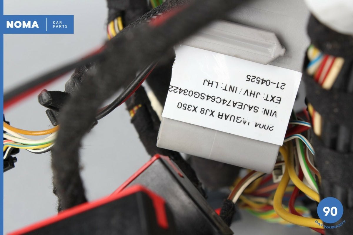 2004 Jaguar XJ8 XJR Vanden Plas X350 Dash Dashboard Wire Wiring Harness OEM - photo 12
