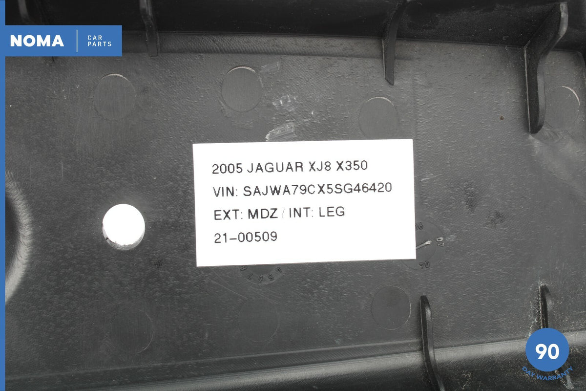 04-09 Jaguar XJ8 XJR VDP X350 X358 Trunk Boot Latch Cover Trim 2W93431F98AH OEM - photo 10