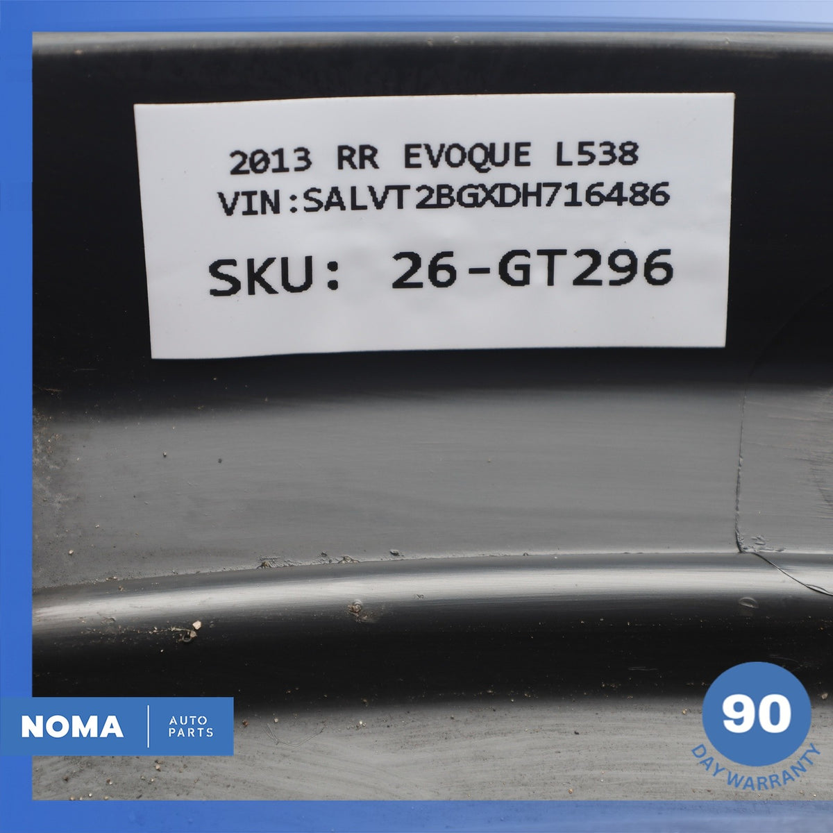 12-19 LR Range Rover Evoque L538 4DR Rear Left Driver Wheel Arch Molding OEM - photo 12