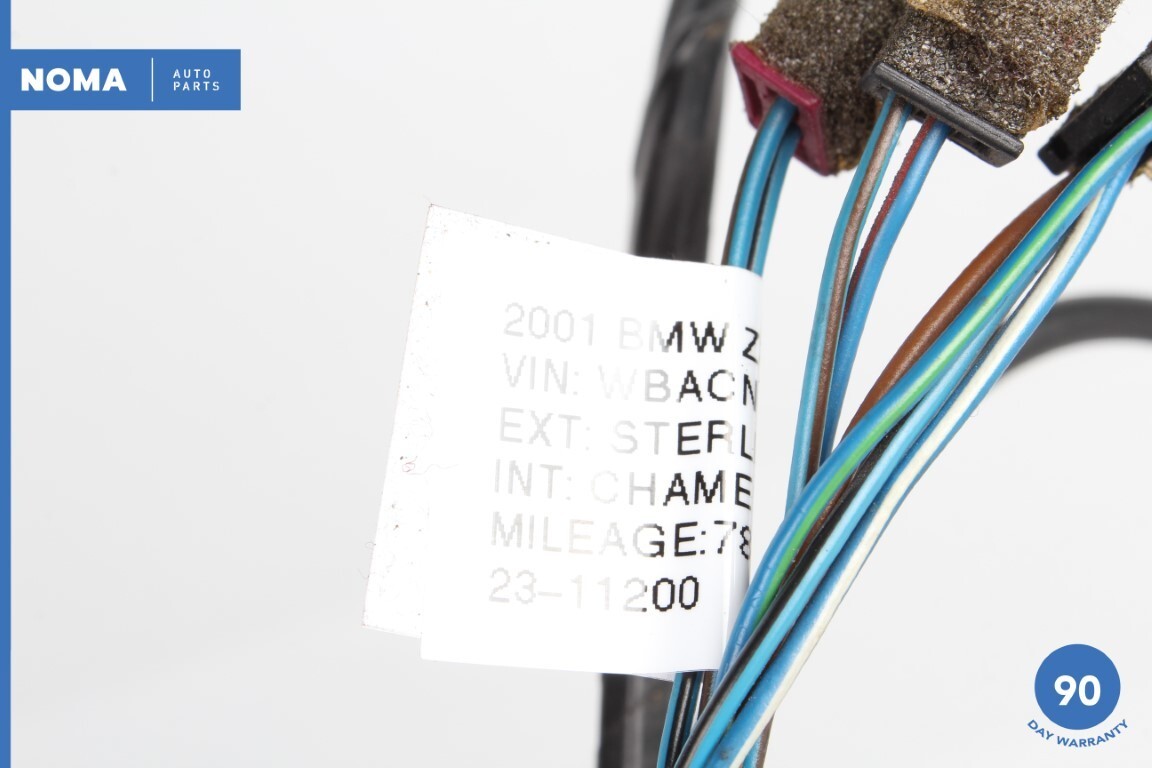 98-02 BMW Z3 E36 Front Right Side Door Wire Wiring Harness 61108380831 OEM - photo 15
