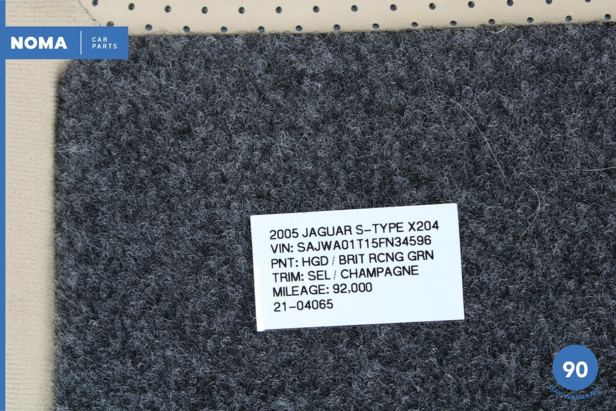 03-08 Jaguar X204 S-Type Rear Back Top Upper Seat Cushion 4R83F600K32FC SEL OEM - photo 11