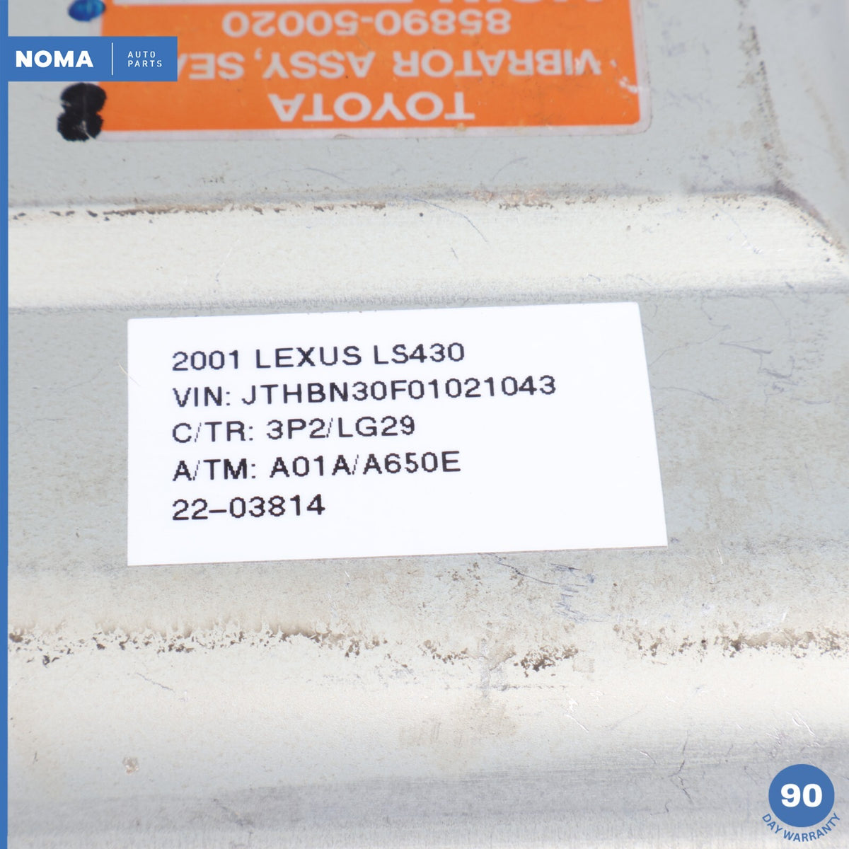 01-03 Lexus LS430 XF30 Rear Left or Right Side Seat Massage Vibrator Motor OEM - photo 10