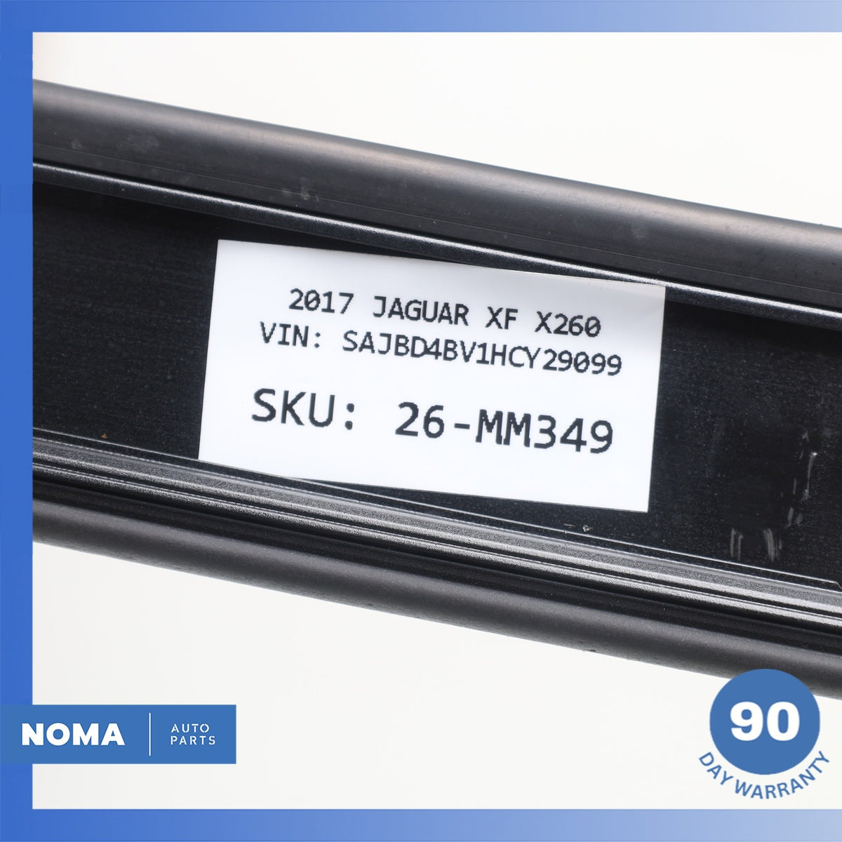 16-24 Jaguar X260 XF Right Roof Molding Drip Molding Black T2H9543 OEM - photo 13