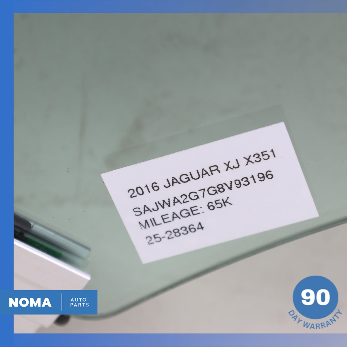 10-19 Jaguar X351 XJL Front Left Side Door Window Glass AW93F21411AE OEM - photo 13