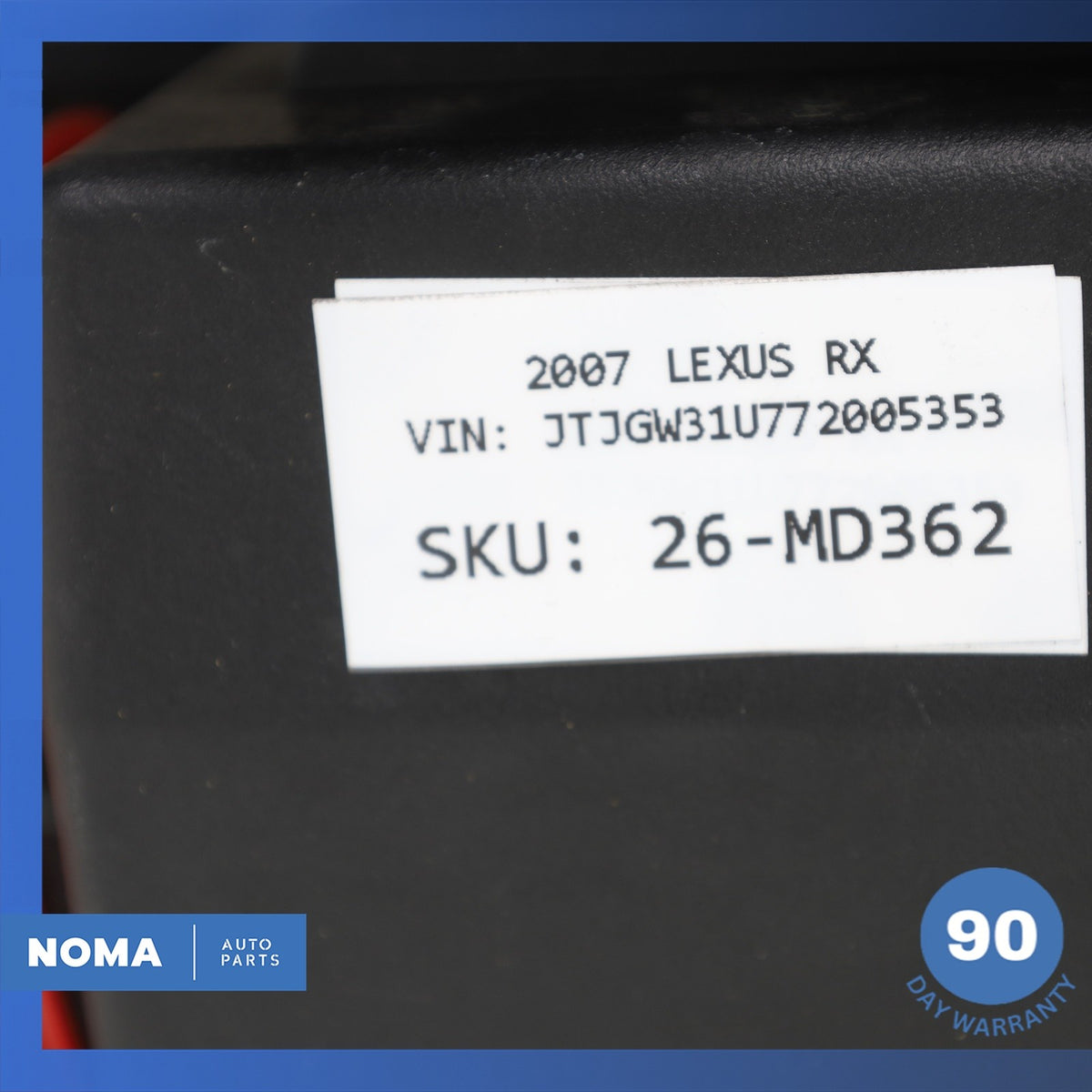 06-08 Lexus MHU33 RX400h / Highlander Air Filter Cleaner Box w/ Duct OEM - photo 22