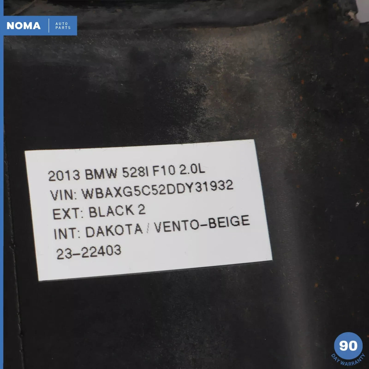 11-16 BMW F10 ActiveHybrid 5 528i Left Driver Skirt Rocker Panel Molding OEM - photo 15
