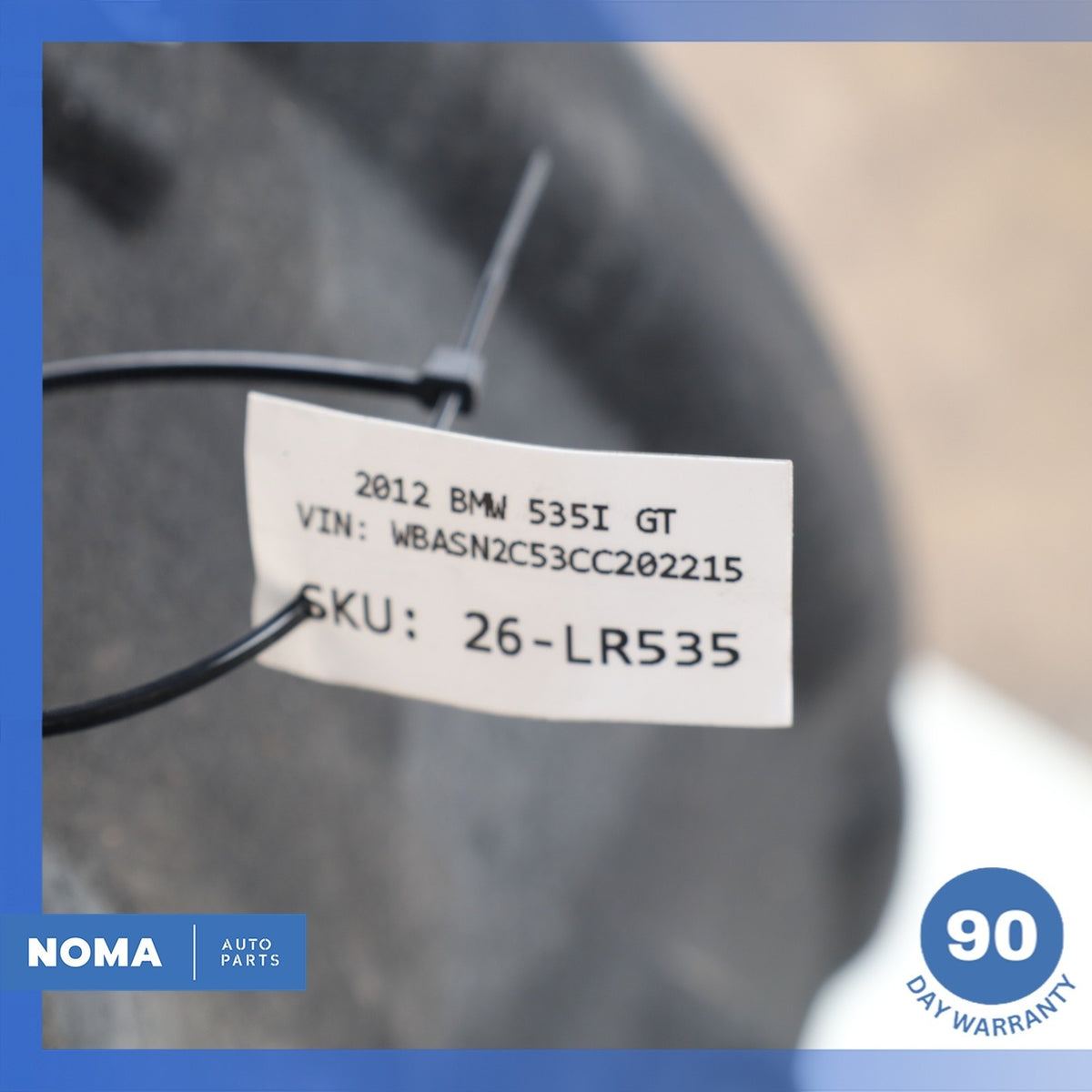 10-17 BMW F07 535i 550i GT Front Right Wheelarch Line Splash Shield Cover OEM - photo 21