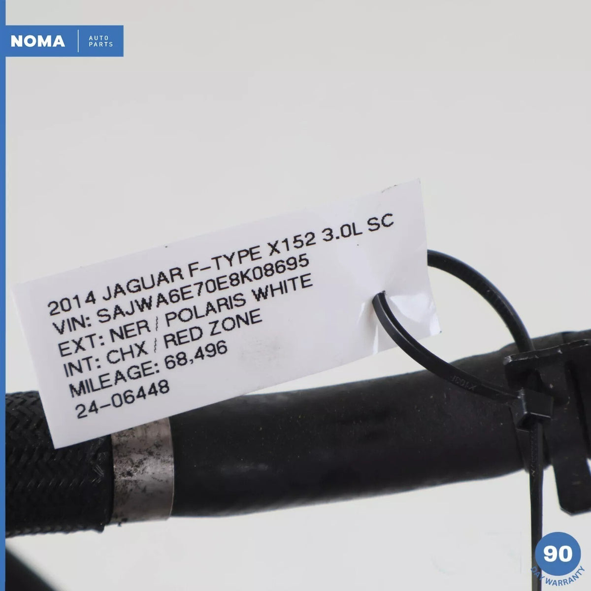 14-15 Jaguar X152 F-Type P/S Power Steering Oil Fluid Cooler w/ Hoses OEM 68k - photo 11