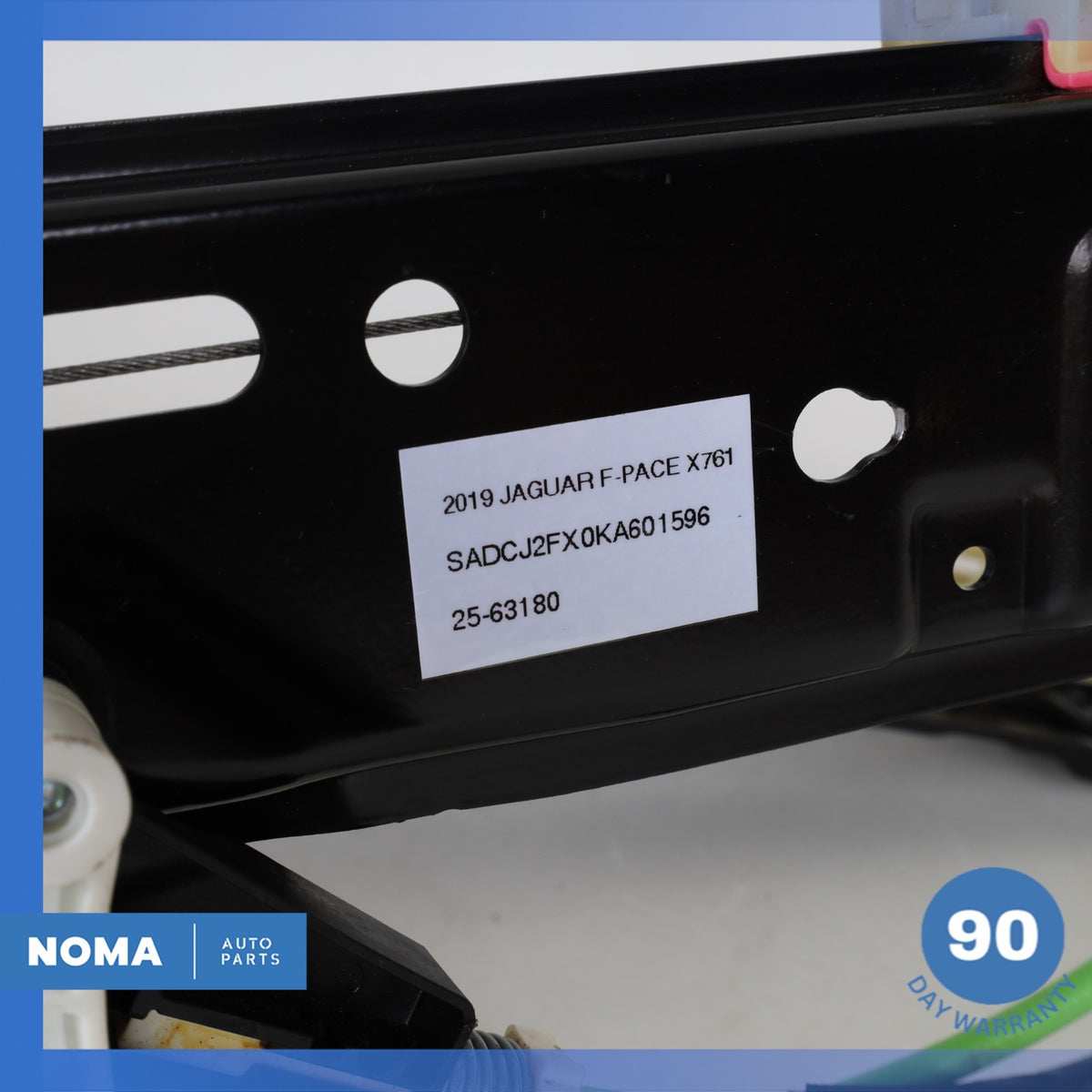 17-23 Jaguar X761 F-Pace Rear Right Passenger Side Door Window Regulator OEM 66k - photo 16