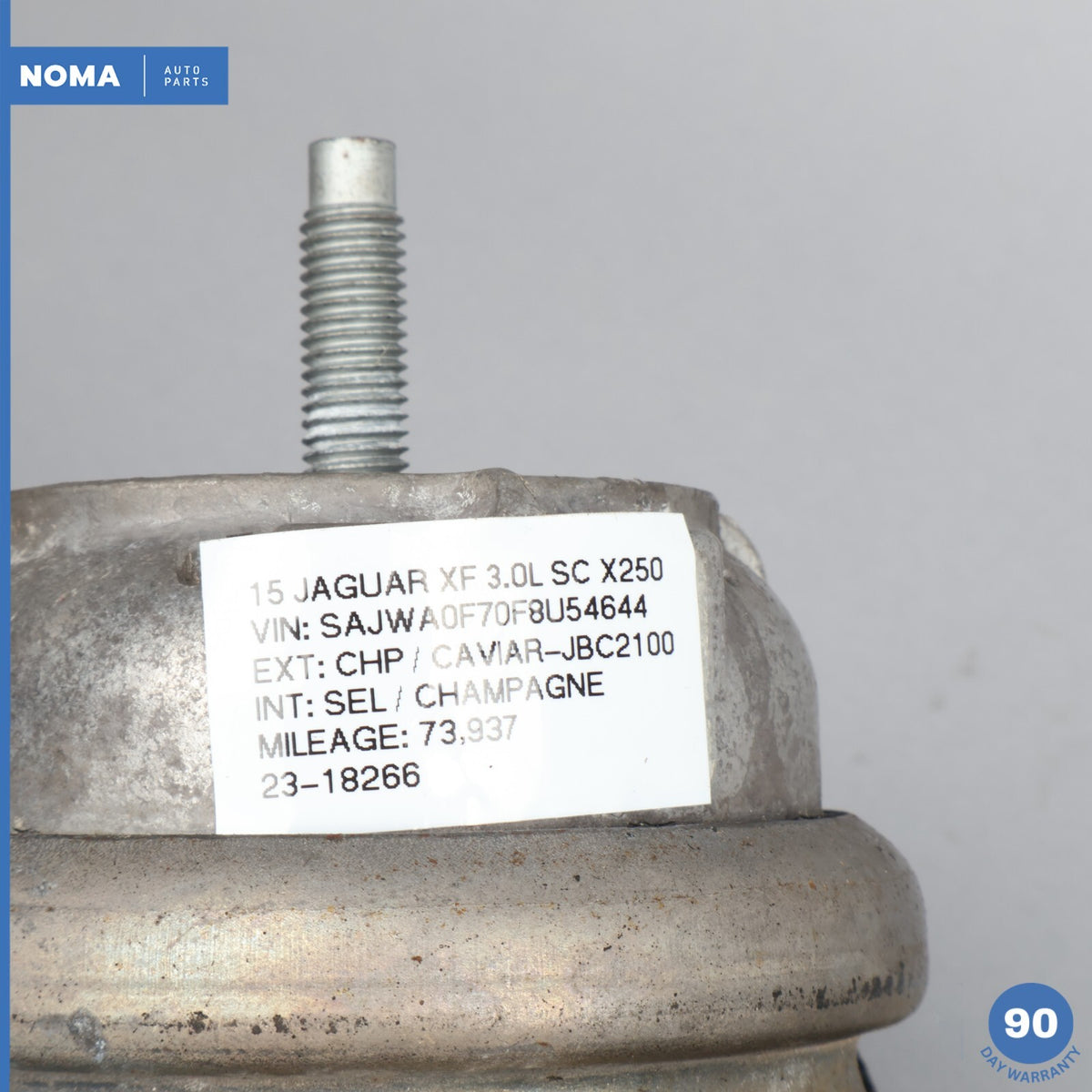 13-15 Jaguar XF X250 3.0L S/C RWD Right Side Engine Motor Mounting w/Bracket OEM - photo 10