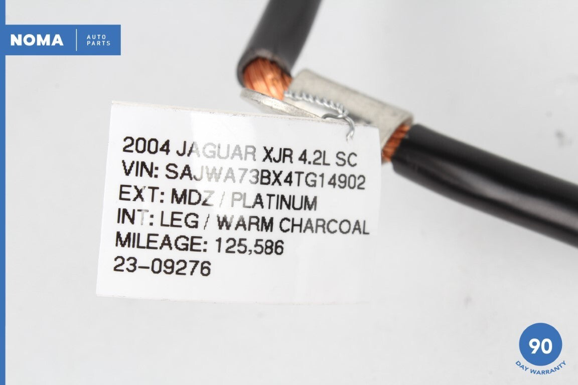 04-09 Jaguar XJR XJ8 VDP X350 X358 Battery Earth Terminal Negative Cable OEM - photo 15