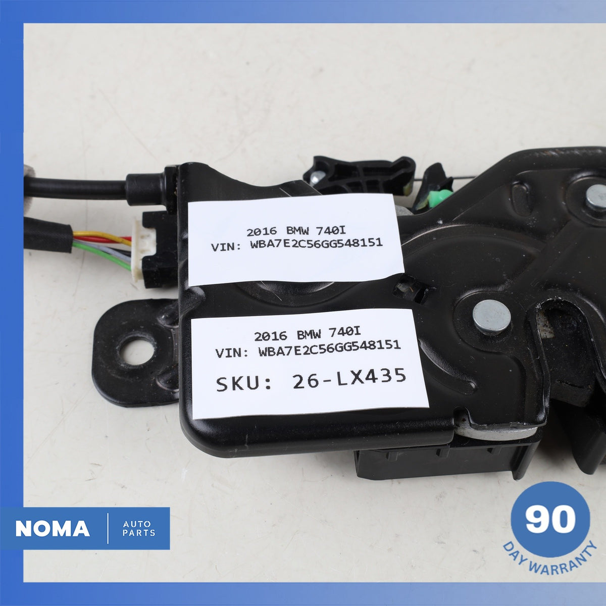 16-22 BMW G12 740i 750Li Trunk Boot Lock Latch Actuator w/ Motor OEM 76k - photo 13