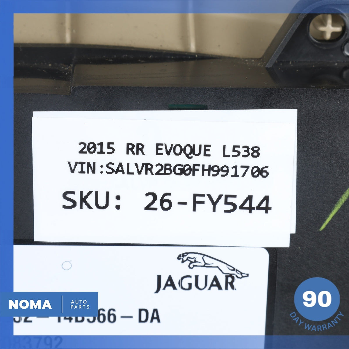 12-19 LR Range Rover Evoque L538 Front Right Side Seat Adjustment Switch OEM - photo 14