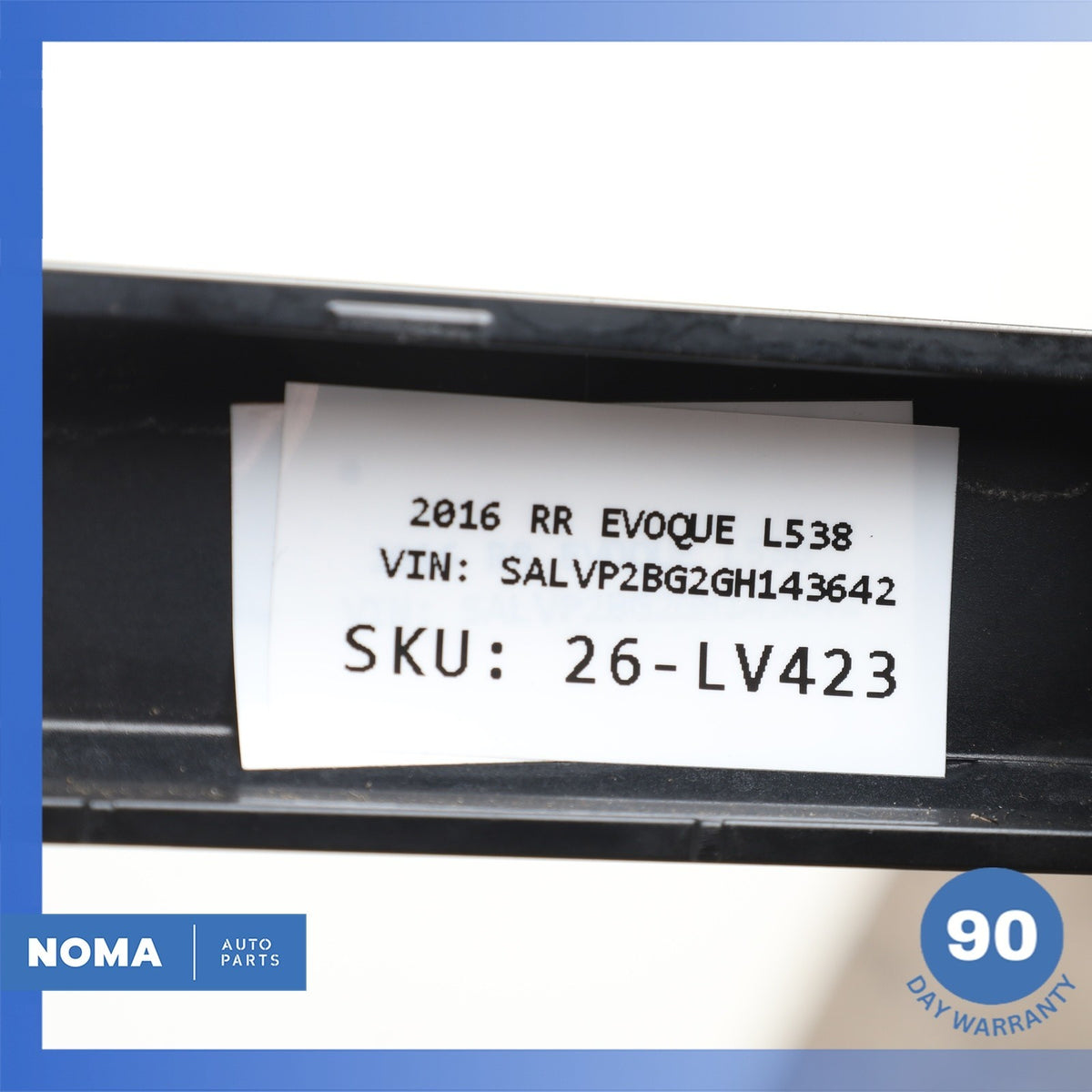 Range Rover Evoque L538 Rear Trunk Bezel License Plate Light Lamp Trim OEM - photo 18