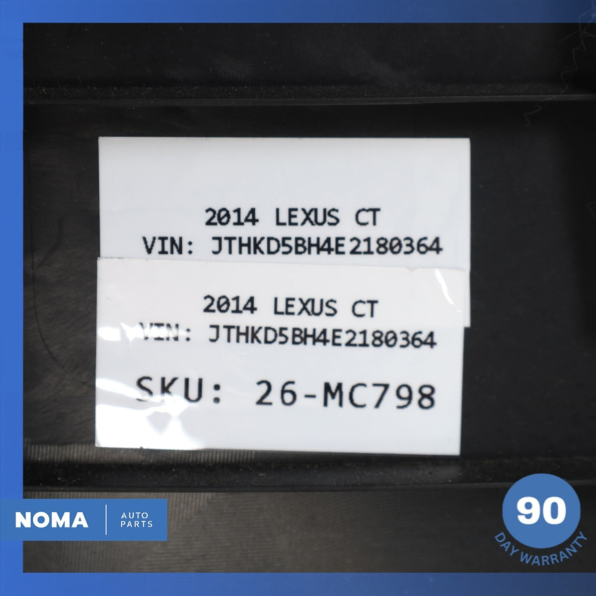 14-17 Lexus ZWA10 CT200h Rear Left Driver Side Interior Door Panel Trim OEM - photo 19