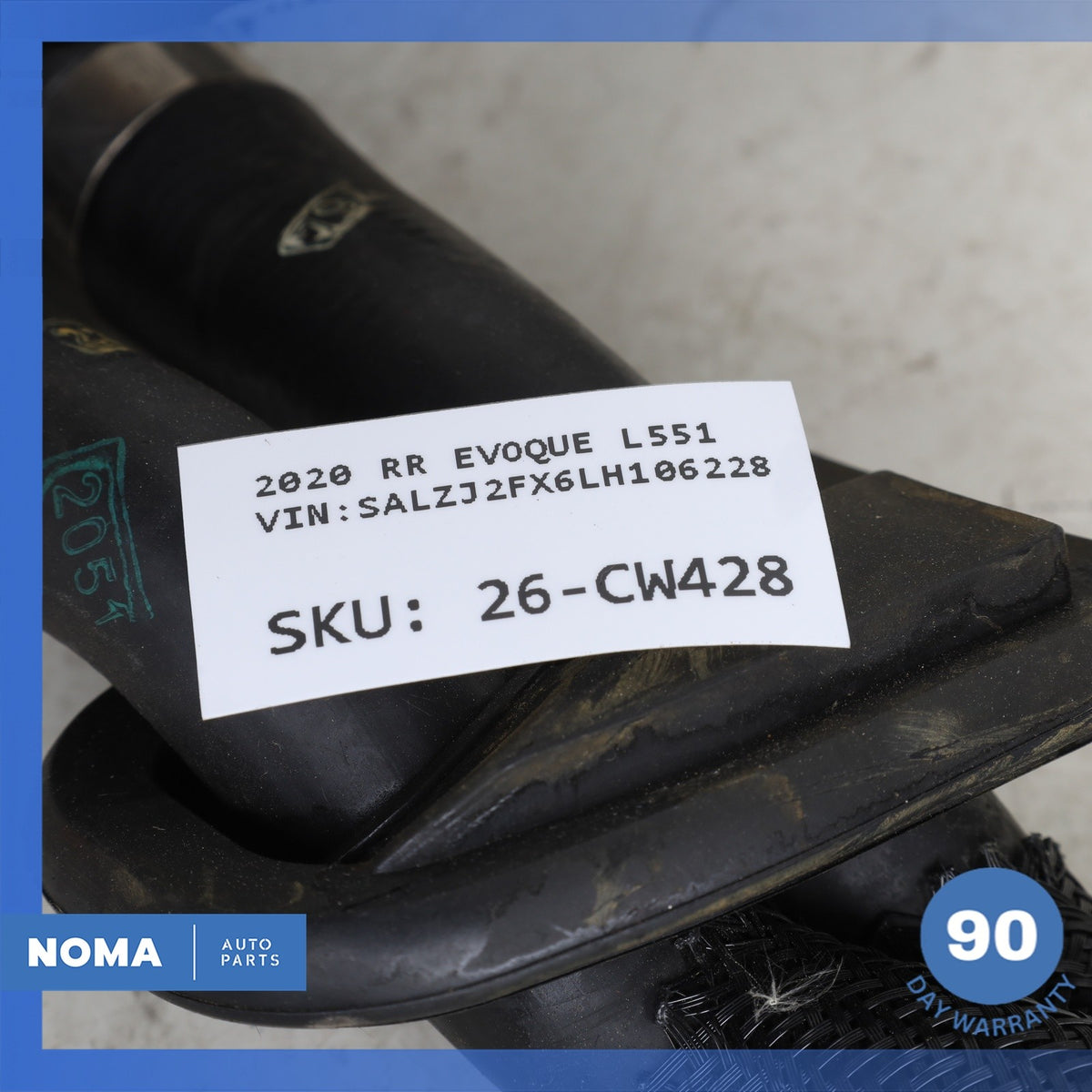 2020 Range Rover Evoque L551 AC Air Conditioning Heater Hose Set K8D28B160AB OEM - photo 18