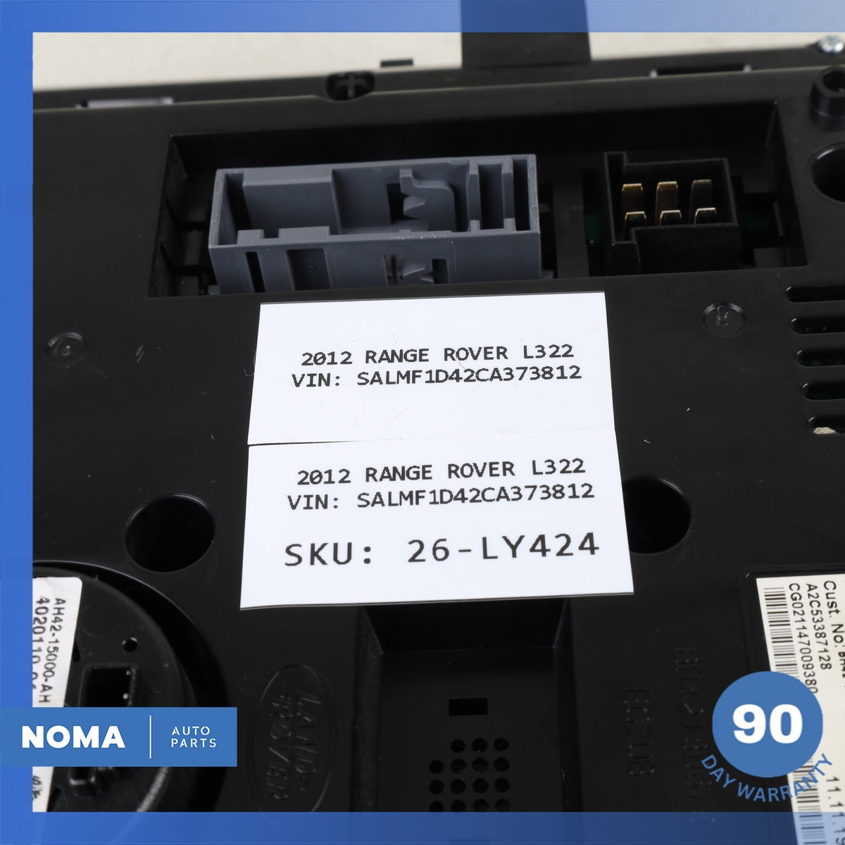 10-12 Land Rover Range Rover L322 Front A/C AC Heater Climate Control Switch OEM - photo 15