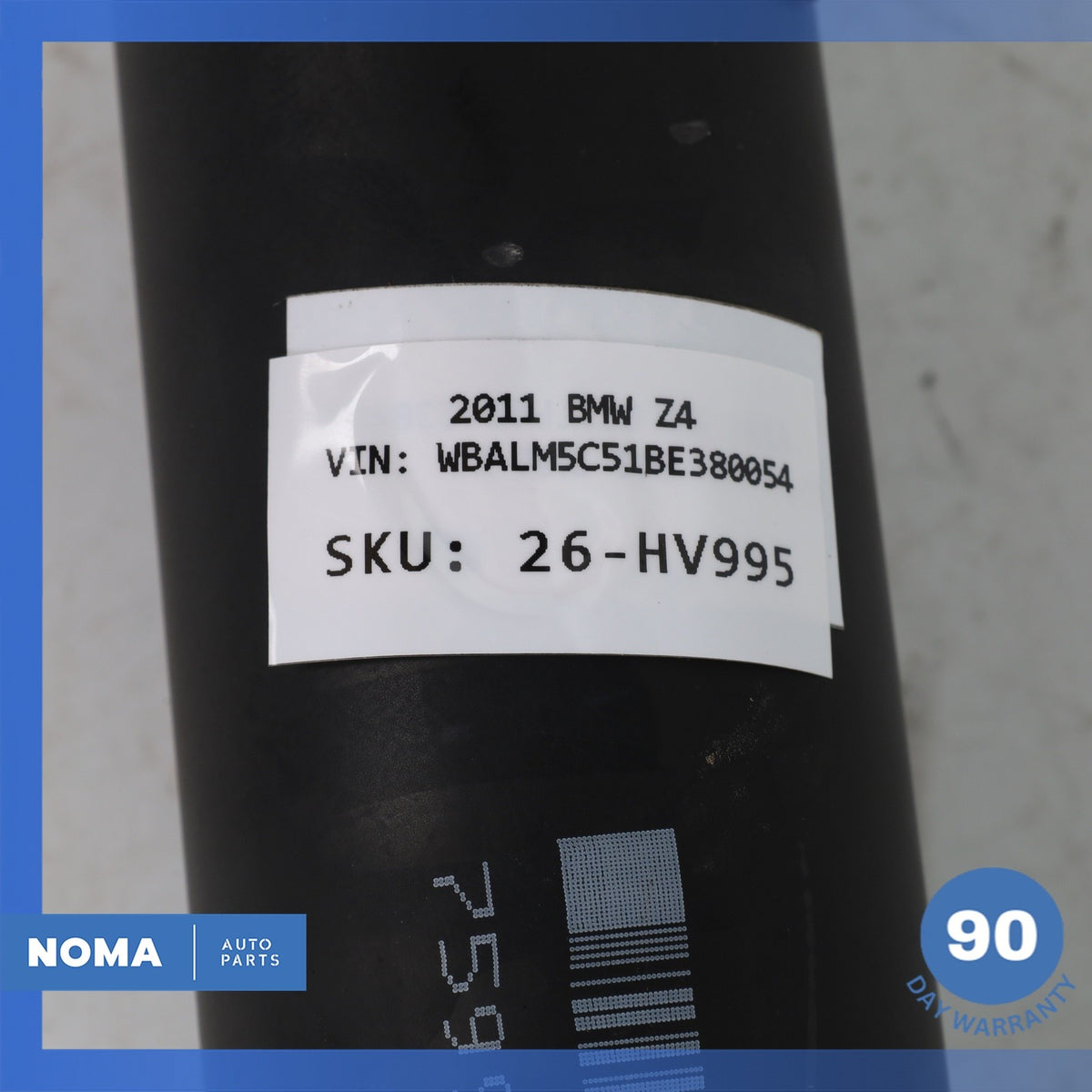 09-11 BMW E89 Z4 3.0i Rear Drive Shaft Driveshaft Propeller Propshaft OEM - photo 8